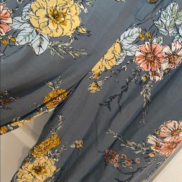 Band of Gypsies women’s XS floral print jumpsuit - Picture 4 of 6